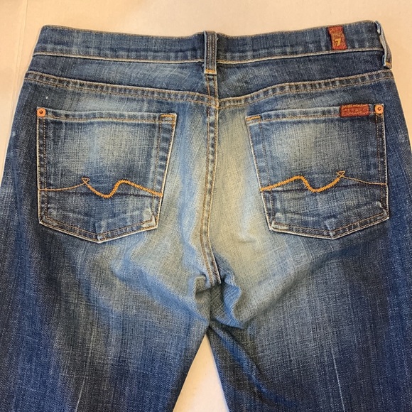7 for All Mankind Bootcut Jeans Size 28 - Picture 5 of 7